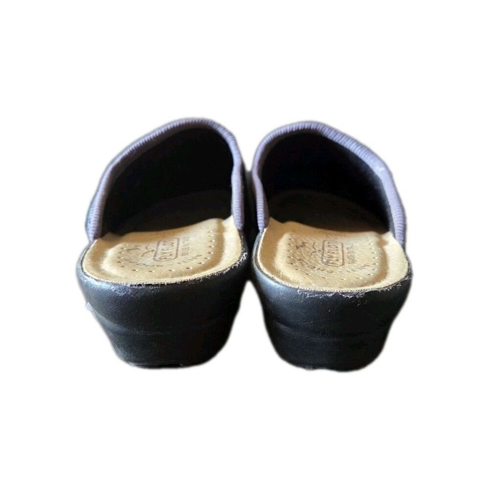 FLY FLOT Mesh Clogs Mules 39 US 8.5 Slip on Made in Italy Comfort Blue Shoe - Picture 5 of 7